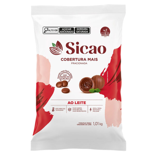 COBERTURA SICAO GOTAS AO LEITE FÁCIL 1,01KG