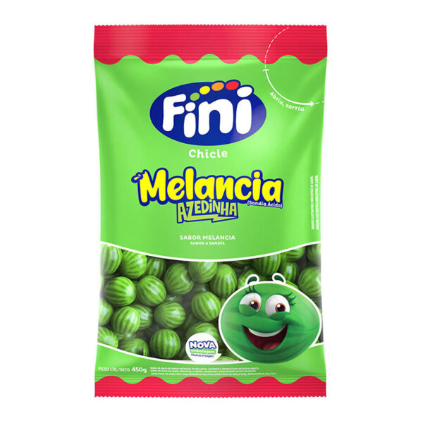 CHICLE MELANCIA AZEDINHA FINI 450G
