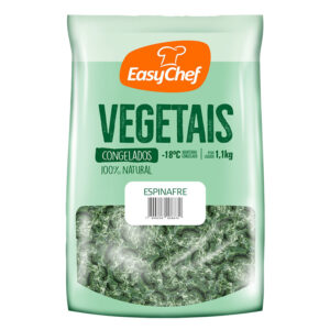 ESPINAFRE FOLHAS CONGELADAS EASYCHEF 1,1KG