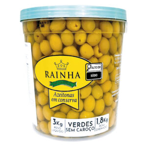 AZEITONA VERDE S/CAROÇO RAINHA 1,8KG