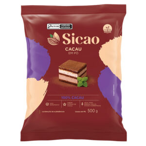 CACAU EM PO 100% CACAU SICAO 500G