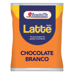 PÓ SORVETEMIX LATTE CHOCOLATE BRANCO 1KG