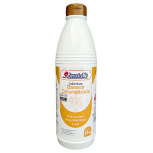 COBERTURA PARA TAÇA SORVETEMIX BANANA CARAMELIZADA 1,3KG