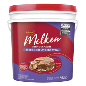 COBERTURA GANACHE CHOCOLATE AVELÃ MELKEN HARALD 4KG