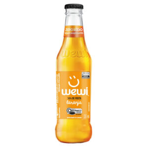 REFRIGERANTE ORGÂNICO LARANJA WEWI 24X255ML GARRAFA