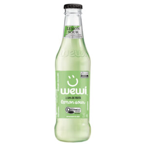 REFRIGERANTE ORGÂNICO LEMON WEWI 24X255ML GARRAFA