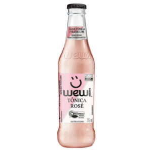 ÁGUA TÔNICA ORGÂNICA ROSE WEWI 24X255ML GARRAFA