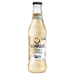 ÁGUA TÔNICA ORGÂNICA GINGER WEWI 24X255ML GARRAFA