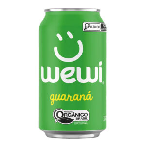 REFRIGERANTE ORGÂNICO GUARANÁ WEWI 24X350ML LATA