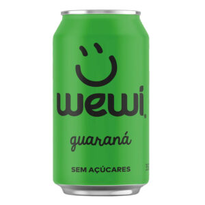 REFRIGERANTE ORGÂNICO GUARANÁ ZERO WEWI 24X350ML LATA