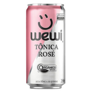 ÁGUA TÔNICA ORGÂNICA ROSE WEWI 24X269ML LATA