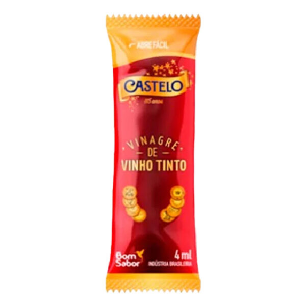 VINAGRE DE VINHO CASTELO SACHET 200X4ML