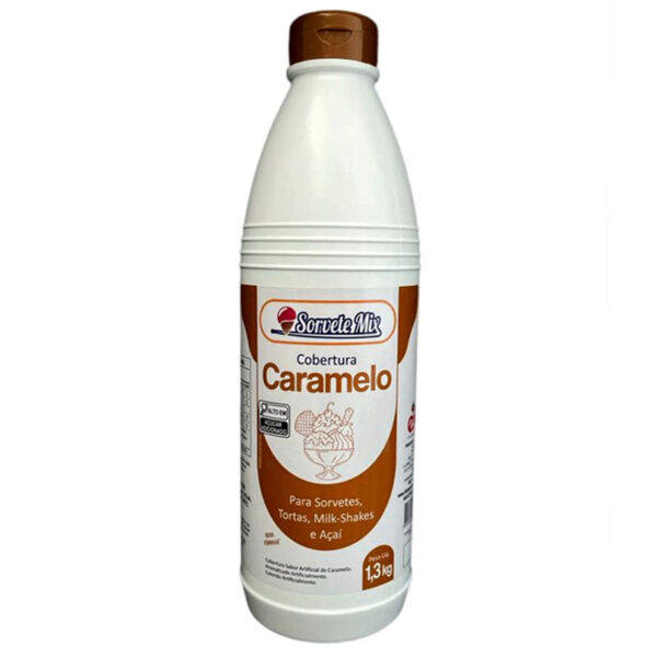 COBERTURA PARA TAÇA SORVETEMIX CARAMELO 1,3KG