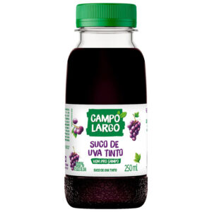 SUCO INTEGRAL CAMPO LARGO UVA PET 12X250ML