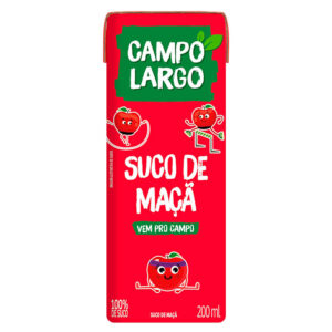 SUCO INTEGRAL CAMPO LARGO MAÇÃ TP 27X200ML