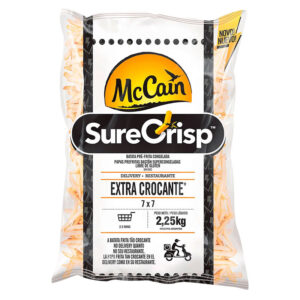 BATATA CONGELADA MCCAIN EXTRA CROCANTE 7MM 8X2,25K
