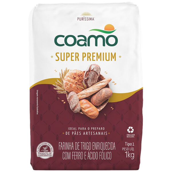FARINHA DE TRIGO COAMO PREMIUM 10X1KG