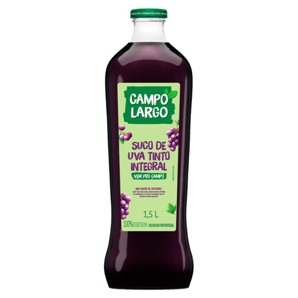 SUCO INTEGRAL CAMPO LARGO UVA PET 6X1,5LT