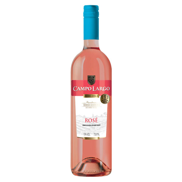 VINHO CAMPO LARGO ROSE  SUAVE 12X750ML