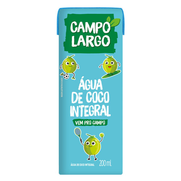 ÁGUA DE COCO CAMPO LARGO PET 24X200ML