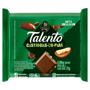 CHOCOLATE TALENTO CASTANHA DO PARÁ DISPLAY 15X25G
