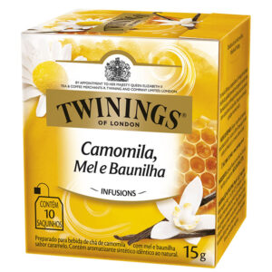 CHÁ TWININGS CAMOMILA/MELÃO/BAUNILHA 12X10X1,5G