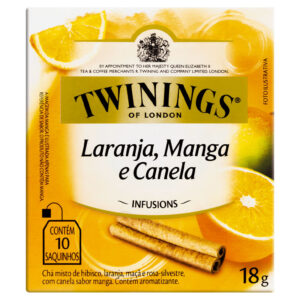 CHÁ TWININGS LARANJA/MANGA/CANELA SACHÊ 10X18G