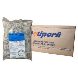 CAMARÃO CINZA DESCASCADO 41/50 CONGELADO 5X2KG