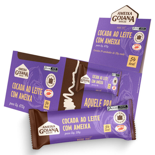 DOCE COCADA LEITE/AMEIXA AMEIXA GOIANA 24X28G