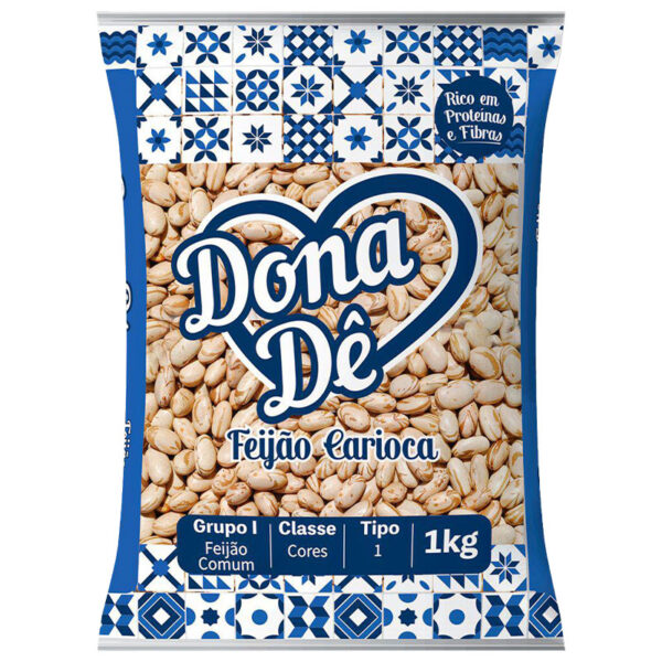 FEIJÃO CARIOCA DONA DÊ 10X1KG