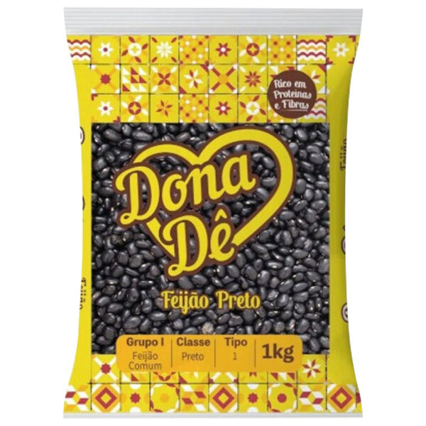 FEIJÃO PRETO DONA DÊ 10X1KG