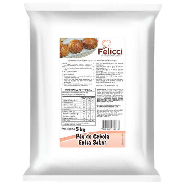 MISTURA PÃO DE CEBOLA EXTRA FELICCI 5KG