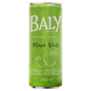 ENERGÉTICO MAÇÃ VERDE  BALY 6X250ML LATA