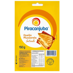 MUSSARELA FATIADA PIRACANJUBA 36X150G