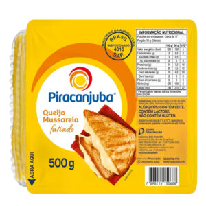 MUSSARELA FATIADA PIRACANJUBA 24X500G