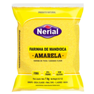 FARINHA DE MANDIOCA AMARELA FINA NERIAL 20X1KG