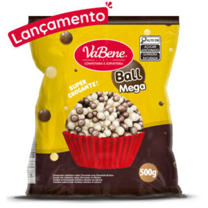 CEREAL MEGA BALL CHOC/BRANCO VABENE 500G