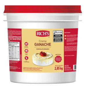 COBERTURA GANACHE CHOCOLATE BRANCO RICH’S 2,05KG