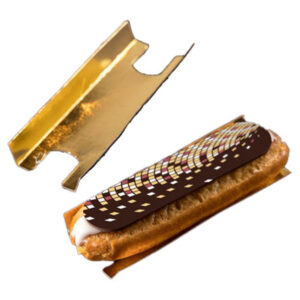 BASE LAMINADA DOURADA RETANGULAR ECLAIR 7CM 25UN
