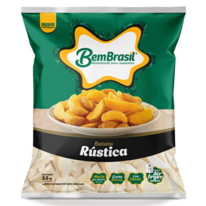 BATATA CONGELADA BEM BRASIL RÚSTICA 6X2,5KG