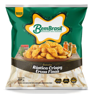 BATATA CONGELADA BEM BRASIL RÚSTICA EXTRA FINA 7X2K