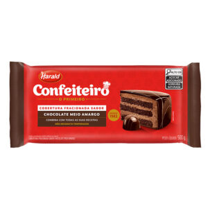 COBERTUTA CONFEITEIRO HARALD MEIO AMARGO 500G