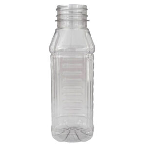 GARRAFA PET TRANSPARENTE C/TAMPA 300ML 100UN