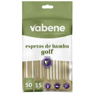 ESPETO BAMBU HAMBURGUER GOLF 15CM 50UN