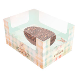 CAIXA OVO COLHER ENC PÁSCOA 150/250G 5UN