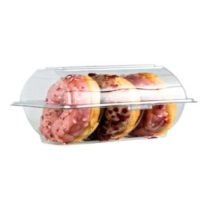 EMBALAGEM G23 P/DONUTS 03 CAVIDADS CRISTAL 150UN