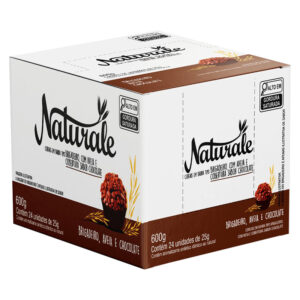 CEREAL BARRA BRIGADEIRO/AVEIA/CHOCOLATE NATURAL 24X25G