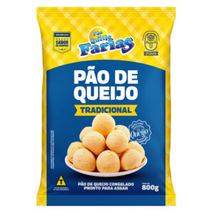 PÃO DE QUEIJO TRADICIONAL FARIAS CONGELADO 24X800G